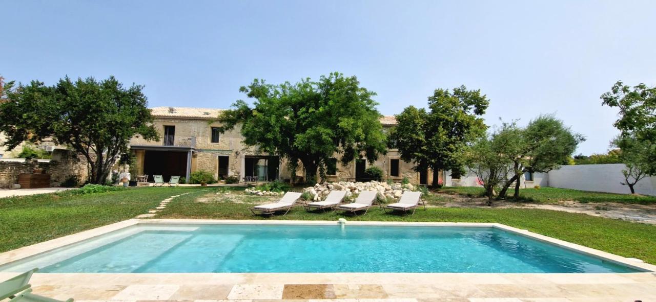 Appartement Dans Un Mas Provencal Renove Saint-Hilaire-dʼOzilhan Buitenkant foto