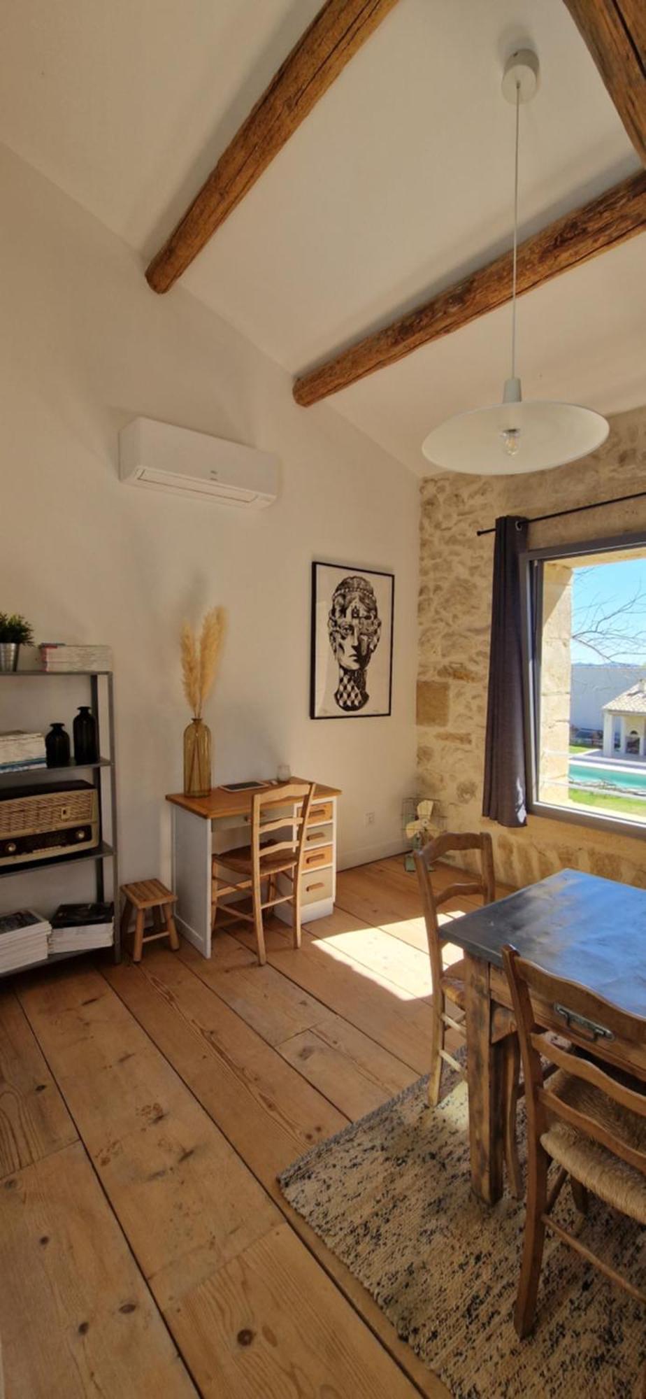 Appartement Dans Un Mas Provencal Renove Saint-Hilaire-dʼOzilhan Buitenkant foto