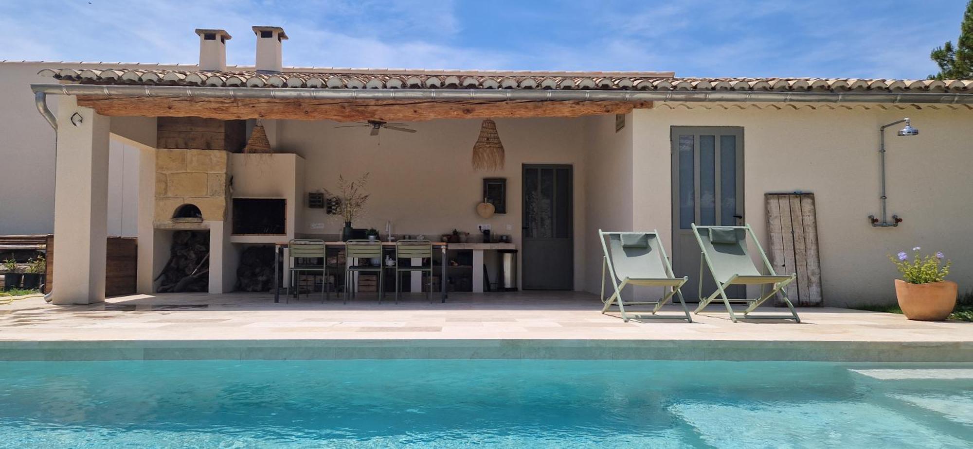 Appartement Dans Un Mas Provencal Renove Saint-Hilaire-dʼOzilhan Buitenkant foto